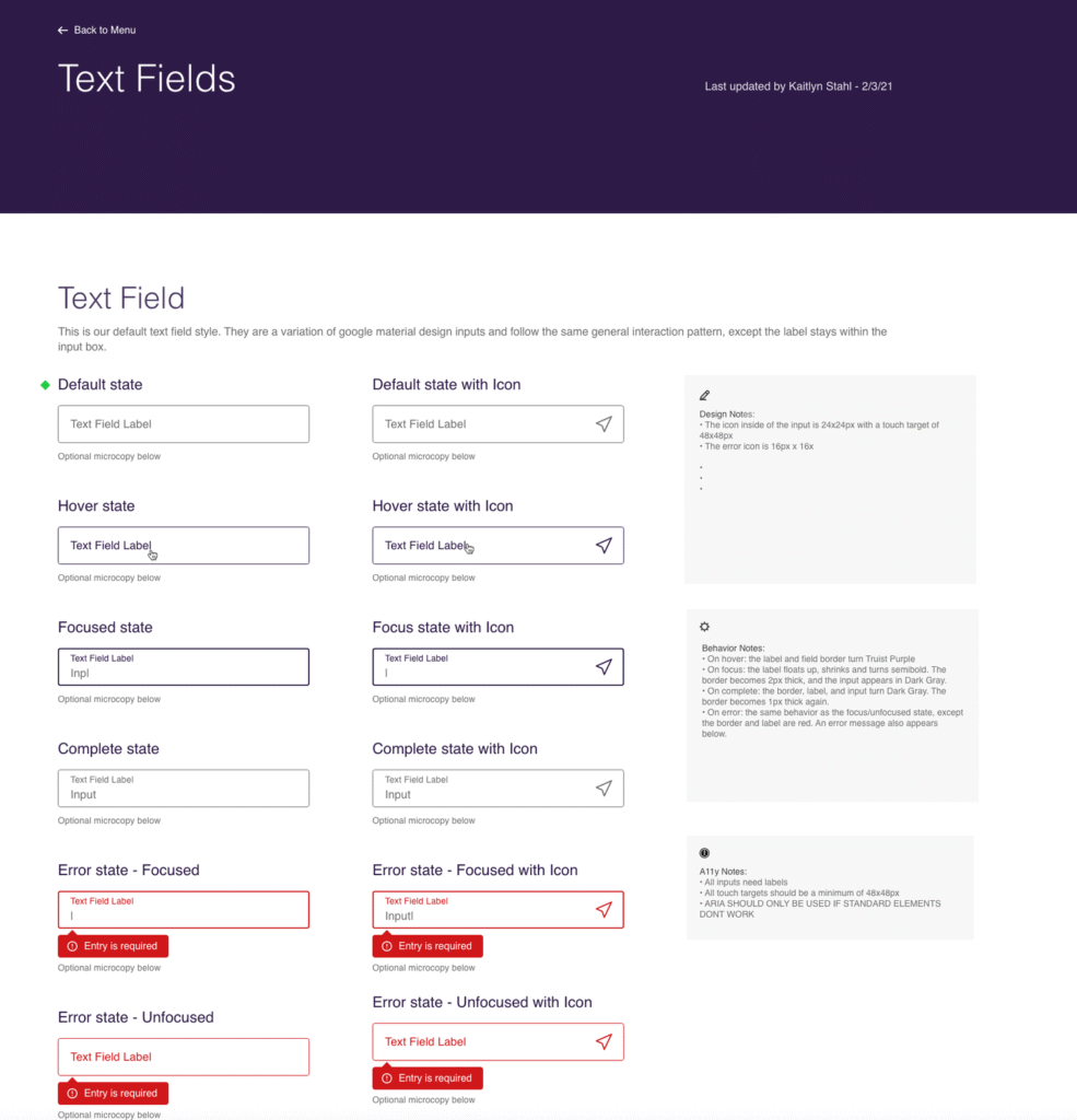 Public Sites Design System Components